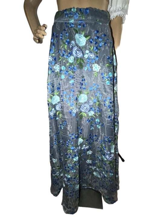 The Saree Room Dresses & Skirts - NWT The Saree Room Grey Blossom Lehenga Maxi Skirt - Size XS
